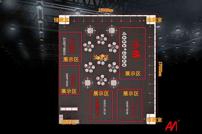 深圳展會設(shè)計(jì)-漢川數(shù)控深圳展覽設(shè)計(jì)效果圖